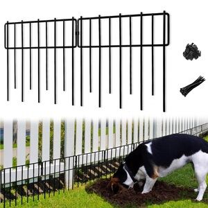 Black Pet Fence Barrier 10 pcs